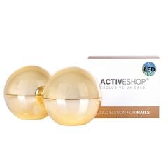 Prantsuse maniküüri geel Activeshop LED Gel French Extra White Ball, 15 g. hind ja info | Maniküüri ja pediküüri tarvikud | kaup24.ee