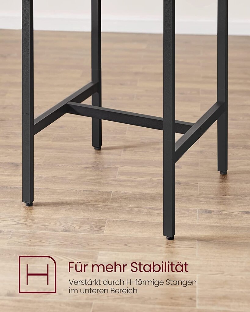 Baarilaud toolidega Vasagle LBT017B01, mitmevärviline hind ja info | Söögilaua toolid, köögitoolid | kaup24.ee