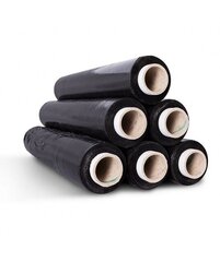 Pakkekile Stretch, 450mm x 200m, must цена и информация | Канцелярские товары | kaup24.ee