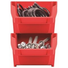 Tööriistakastid 10 tk, punane, hind ja info | Käsitööriistad | kaup24.ee