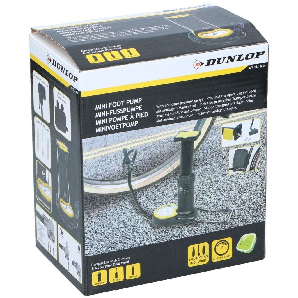 Jalgrattapump Dunlop, must hind ja info | Rattapumbad | kaup24.ee