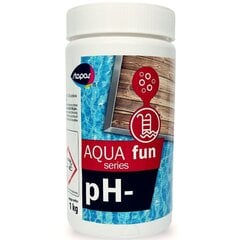 AQUA FUN SERIES Понизитель pH воды, 1,5 кг цена и информация | треугольный насос для бассейна | kaup24.ee
