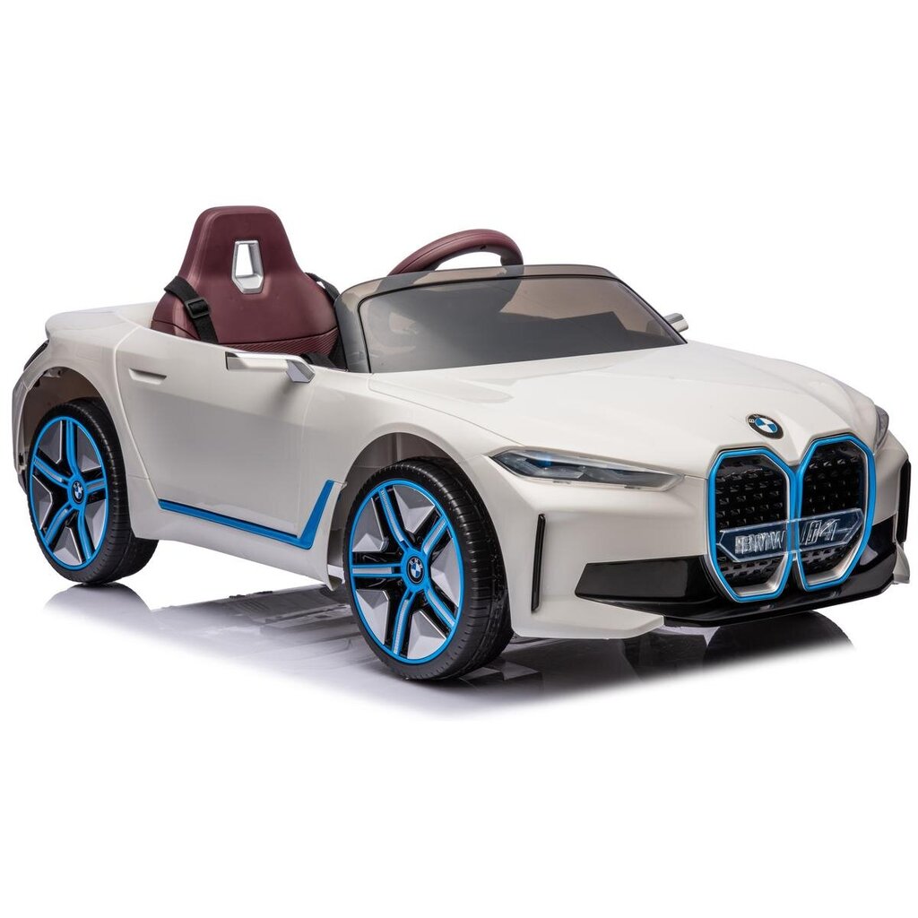Elektriline ühekohaline auto BMW i4, valge hind ja info | Laste elektriautod | kaup24.ee
