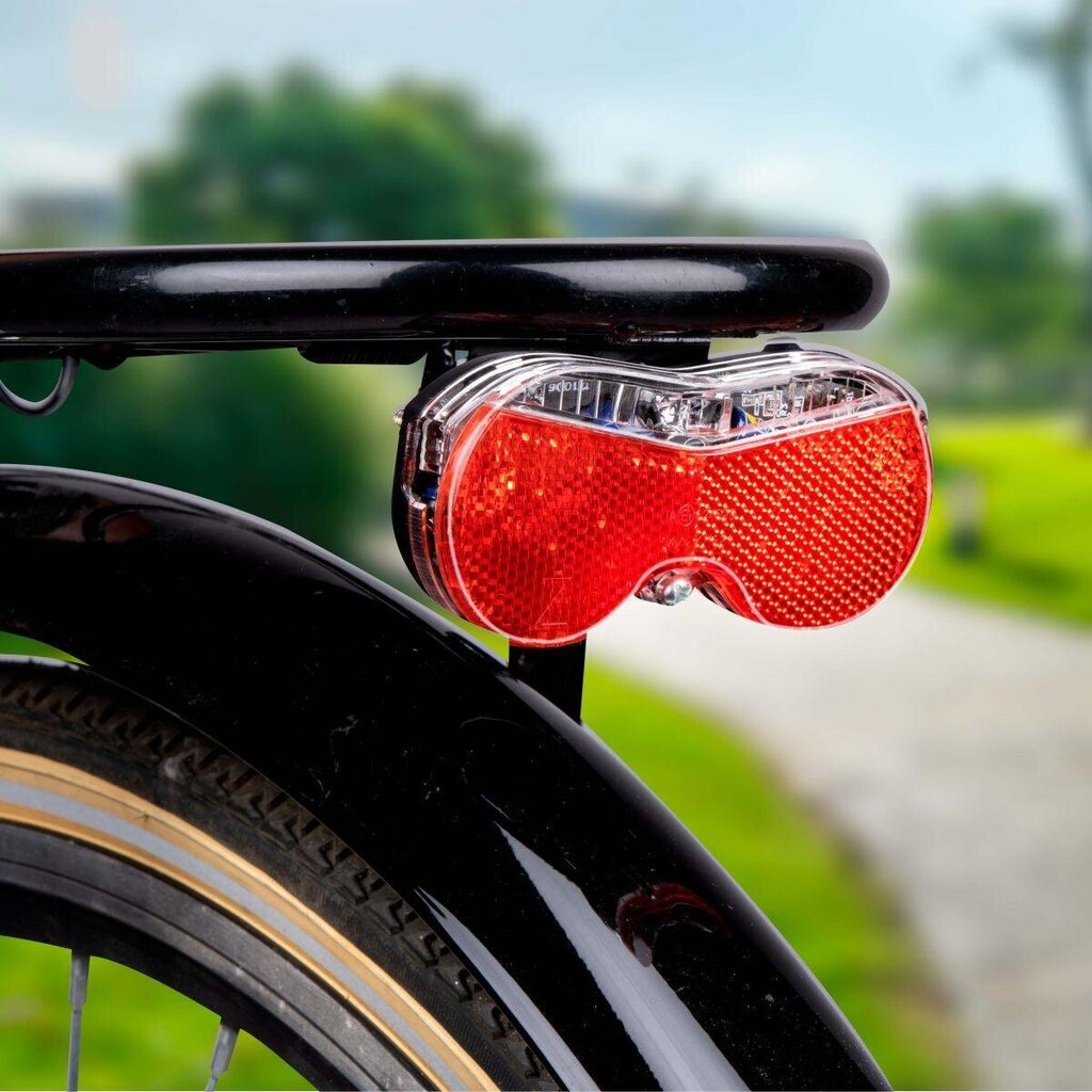 Jalgratta tagumine tuli Dunlop, punane hind ja info | Jalgratta tuled ja helkurid | kaup24.ee