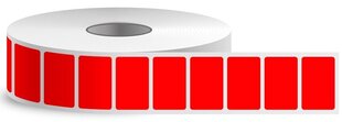 Этикетки клейкие, 1-38х25/40-1000 и т.д., красный исп. цена и информация | Канцелярские товары | kaup24.ee