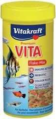 Kalasööt Vitakraft Vita Flakes MR, 250ml hind ja info | Toit kaladele | kaup24.ee