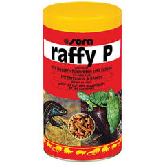 Корм для всех видов черепах Sera Raffy P, 250 мл цена и информация | Корм для живой рыбы | kaup24.ee