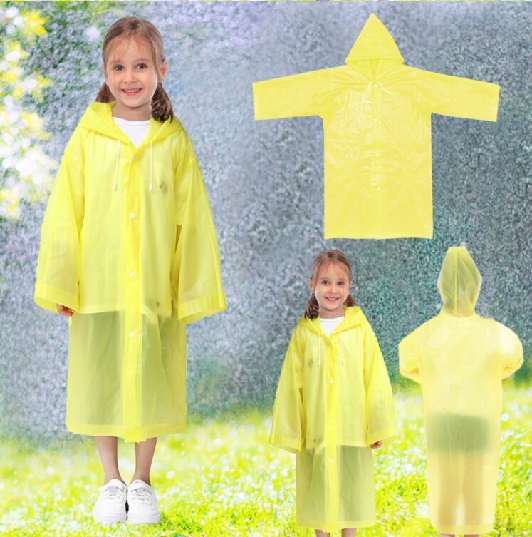 Laste vihmamantel kollane hind ja info | Veekindlad kotid, ümbrised, vihmakeebid | kaup24.ee