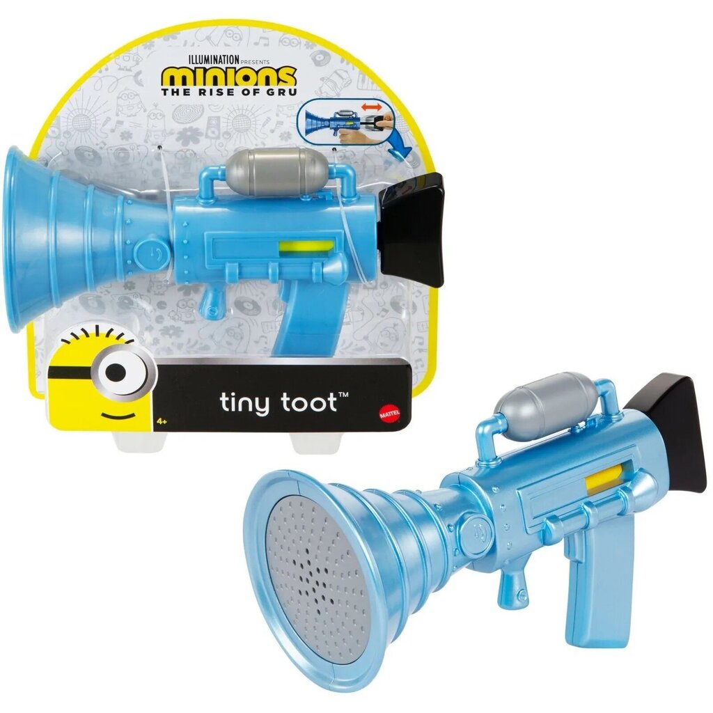 Minions mänguasi The Rise of Gru Tiny Toot Fart Firing Blaster hind ja info | Poiste mänguasjad | kaup24.ee