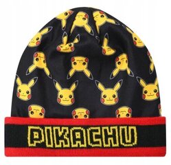 Pokemon laste müts - Pikachu цена и информация | Шапки, перчатки, шарфы для мальчиков | kaup24.ee