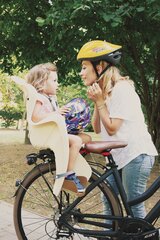 Детское велокресло Bellelli Mr. Fox Fox Standard, черное цена и информация | Велокресла | kaup24.ee