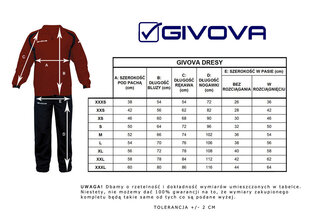 Спортивный костюм GIVOVA VISA G0849-1210 цена и информация | Мужская спортивная одежда | kaup24.ee