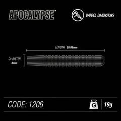 Nooled Winmau Apocalypse, 19 g hind ja info | Noolemängud | kaup24.ee