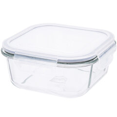 квадратная коробка 1,1 л 18,5x18,5x7,5 см цена и информация | Посуда для хранения еды | kaup24.ee