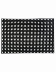 Uksematt kummi Domino 100x150cm Must 22mm hind ja info | Uksematid | kaup24.ee