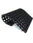 Uksematt kummi Domino 40x60cm Must 22mm цена и информация | Uksematid | kaup24.ee