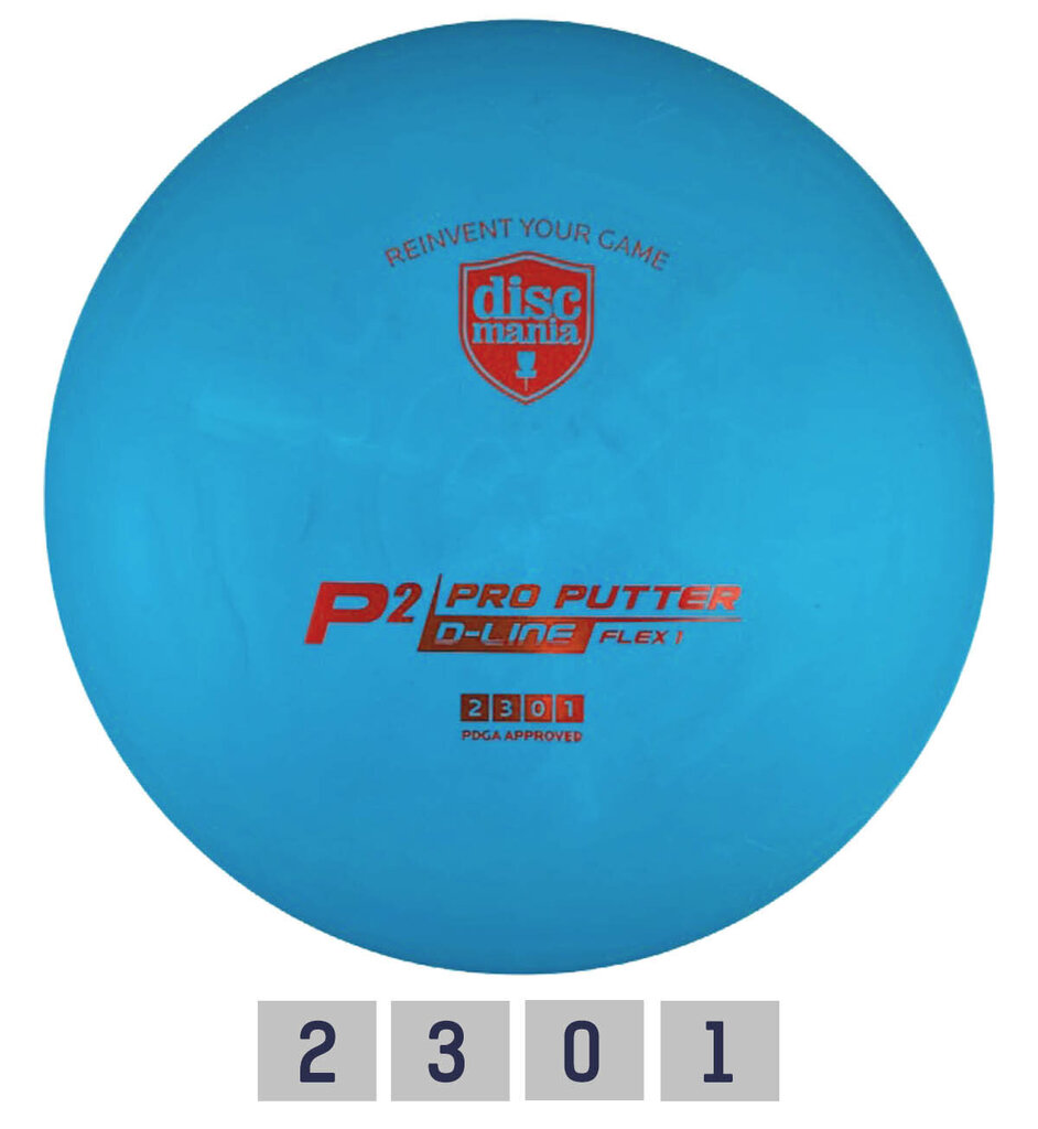 Discgolfi ketas Discmania Putter D-Line P1 Flex 2, sinine hind ja info | Discgolf | kaup24.ee