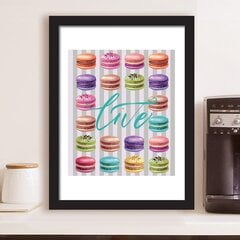 Dekoratiivne seinakleebis "Macarons" 40 x 30 cm hind ja info | Seinakleebised | kaup24.ee