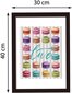 Dekoratiivne seinakleebis "Macarons" 40 x 30 cm цена и информация | Seinakleebised | kaup24.ee