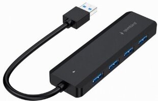Hubs Gembird 4-port USB 3.1 (Gen 1) hub цена и информация | Адаптеры и USB-hub | kaup24.ee