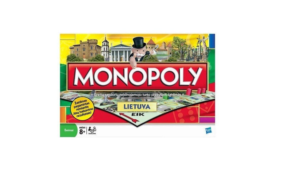 Lauamäng Monopoly, LT hind ja info | Lauamängud ja mõistatused | kaup24.ee