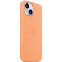 APPLE iPhone 15 Silicone Case with MagSafe - Orange Sorbet цена и информация | Чехлы для телефонов | kaup24.ee