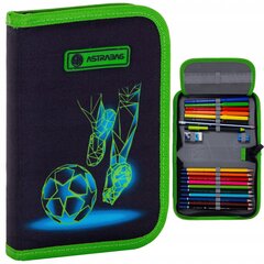 Pinal tarvikutega AstraBag AC11 Football Motion 503023021, 20x14x3,5 cm цена и информация | Пенал | kaup24.ee