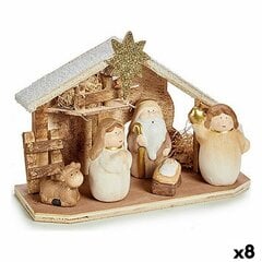 Jõulukuulide komplekt Pruun 6 x 7 x 6 cm, 12 tk цена и информация | Рождественские украшения | kaup24.ee