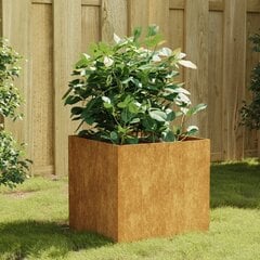 vidaXL taimekast, 40 x 41 x 40 cm, Corten teras цена и информация | Ящики для цветов | kaup24.ee