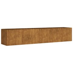 vidaXL taimekast, 200 x 40 x 40 cm, Corten-teras цена и информация | Ящики для цветов | kaup24.ee