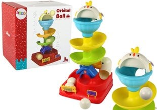 Sensoorne mäng Lean Toys, pallid rööbasteel hind ja info | Imikute mänguasjad | kaup24.ee