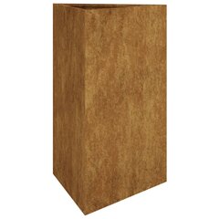 vidaXL aia taimekast, 50 x 43 x 75 cm Corten teras hind ja info | Lillekastid | kaup24.ee