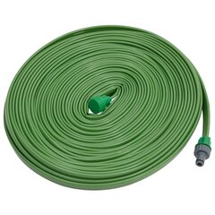 vidaXL 3 toruga vihmuti voolik roheline 7,5 m PVC цена и информация | Оборудование для полива | kaup24.ee