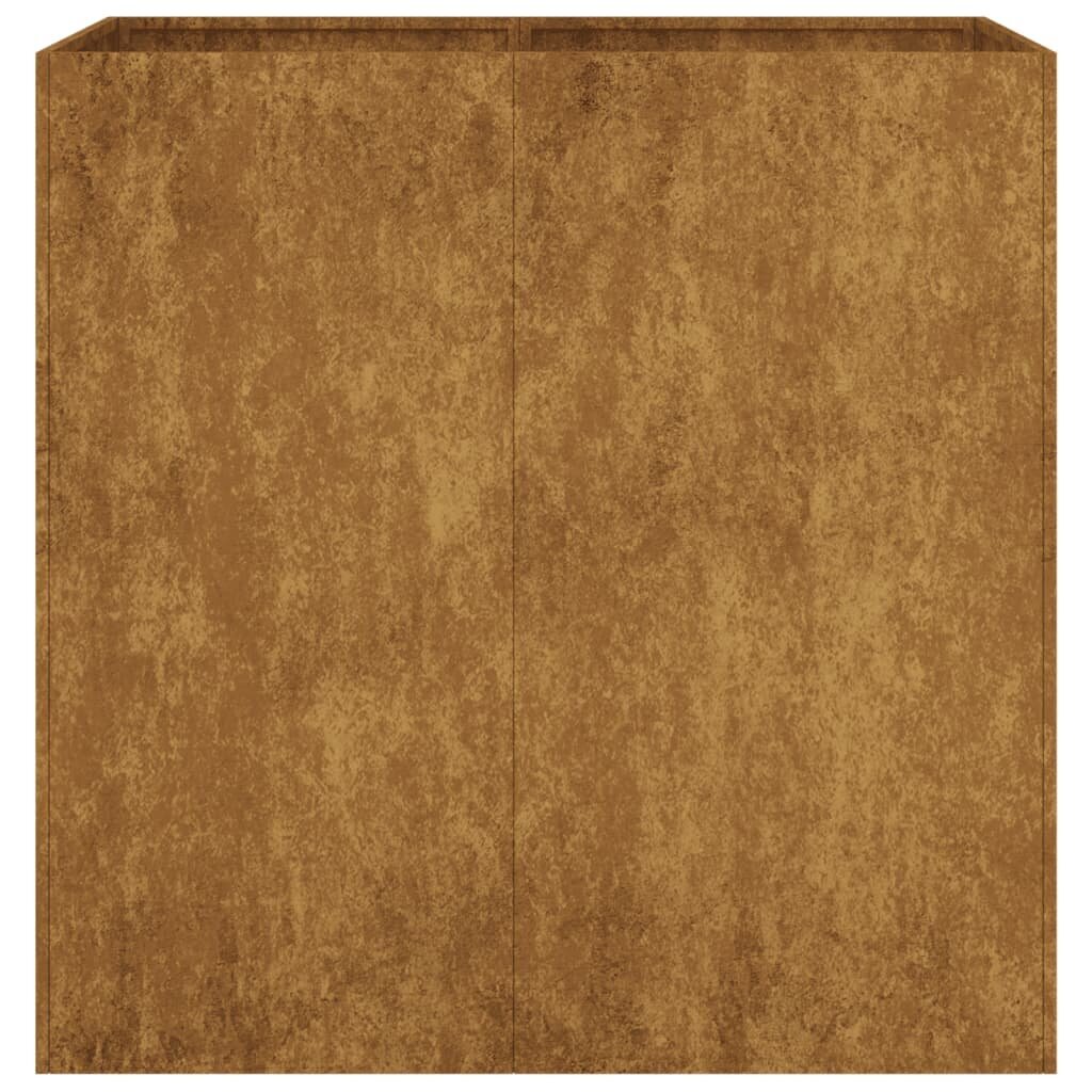 vidaXL taimekast, 80 x 40 x 80 cm, Corten teras hind ja info | Lillekastid | kaup24.ee