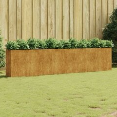 vidaXL taimekast, 360 x 40 x 80 cm, Corten-teras hind ja info | Lillekastid | kaup24.ee