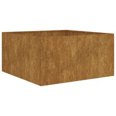 vidaXL taimekast, 80 x 80 x 40 cm, Corten teras цена и информация | Ящики для цветов | kaup24.ee