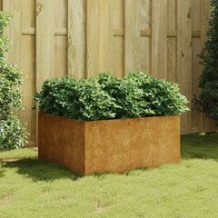 vidaXL taimekast, 80 x 80 x 40 cm, Corten teras hind ja info | Lillekastid | kaup24.ee