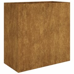 vidaXL taimekast, 40 x 80 x 80 cm, Corten teras цена и информация | Ящики для цветов | kaup24.ee