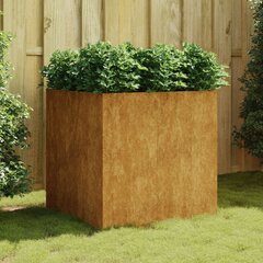 vidaXL taimekast, 80 x 80 x 80 cm, Corten teras hind ja info | Lillekastid | kaup24.ee