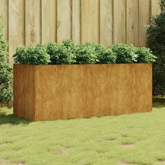 vidaXL taimekast, 200 x 80 x 80 cm, Corten-teras hind ja info | Lillekastid | kaup24.ee