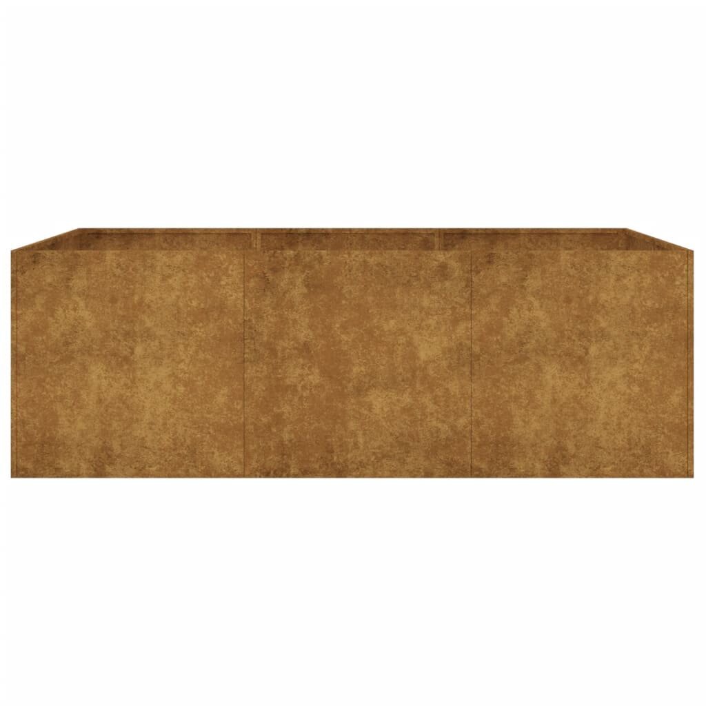 vidaXL taimekast, 120 x 80 x 40 cm, Corten-teras hind ja info | Lillekastid | kaup24.ee