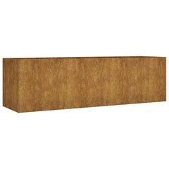 vidaXL taimekast, 280 x 80 x 80 cm, Corten-teras hind ja info | Lillekastid | kaup24.ee