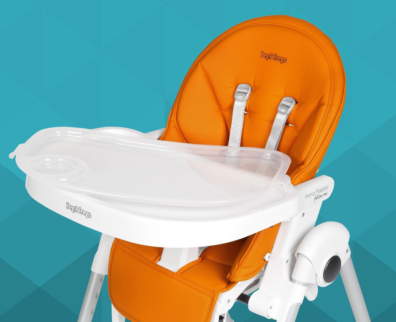 Multifunktsionaalne söögitool Peg Perego Prima Pappa Follow me, Arancia hind ja info | Laste söögitoolid | kaup24.ee