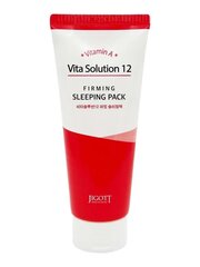 Ночная маска для лица с витамином A Jigott Vita Solution 12 Firming Sleeping Pack 180 мл цена и информация | Маски для лица, патчи для глаз | kaup24.ee