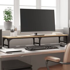 vidaXL monitorialus, Sonoma tamm, 105x23x15,5 cm, tehispuit hind ja info | Monitori hoidjad | kaup24.ee