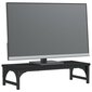 vidaXL monitorialus, must, 55x23x14 cm hind ja info | Monitori hoidjad | kaup24.ee