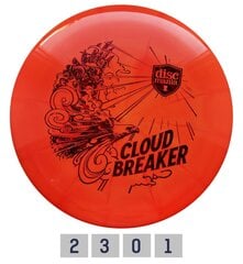 Диск для диск-гольфа Discmania Lux Vapor Cloud Breaker April Jewels, красный цена и информация | Discgolf | kaup24.ee