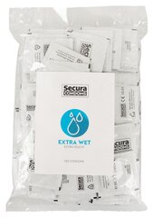 Kondoomid Extra Wet Secura, 100 tk. hind ja info | Kondoomid | kaup24.ee