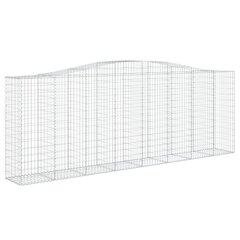 vidaXL kaarekujulised gabioonkorvid 25 tk, 400x50x140/160 cm, raud hind ja info | Aiad ja tarvikud | kaup24.ee