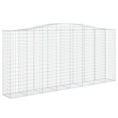 vidaXL kaarekujulised gabioonkorvid 20 tk, 400x50x180/200 cm, raud hind ja info | Aiad ja tarvikud | kaup24.ee